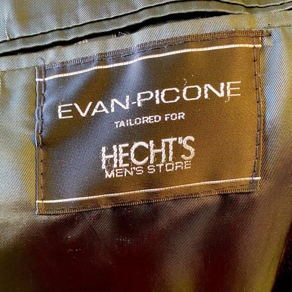 Evan Picone Black 100% Camel Hair 2 Button Sport Coat Men's Jacket 42S - Picture 3 of 5